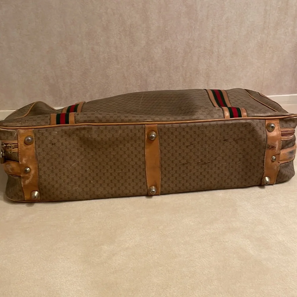 GUCCI VINTAGE large suitcase - Picture 6 of 16